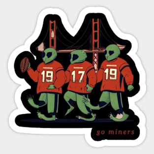 Bang Bang 49 ers gang ,49; ers footbal funny cute  victor design Sticker